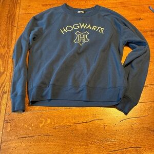 Warner Bros. Hogwarts Blue Crewneck Sweater